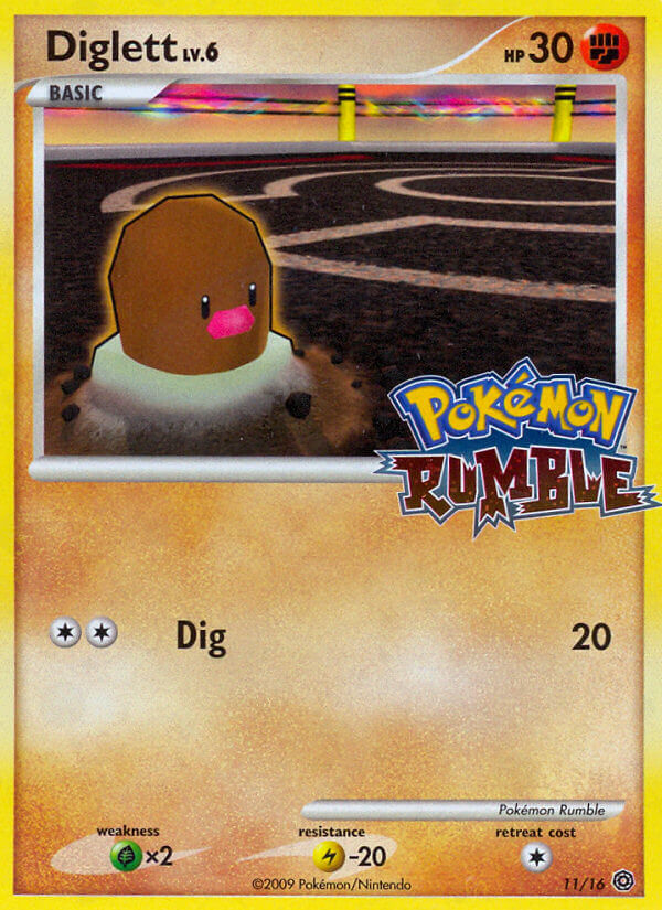 Diglett (11/16) [Pokémon Rumble] | Exor Games Dartmouth