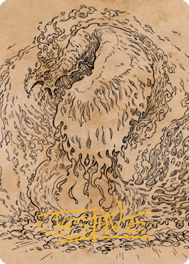 Nemesis Phoenix Art Card (Gold-Stamped Signature) [Commander Legends: Battle for Baldur's Gate Art Series] | Exor Games Dartmouth
