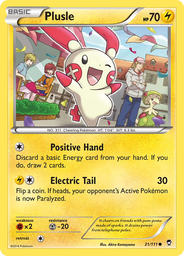 Plusle (31/111) [XY: Furious Fists] | Exor Games Dartmouth