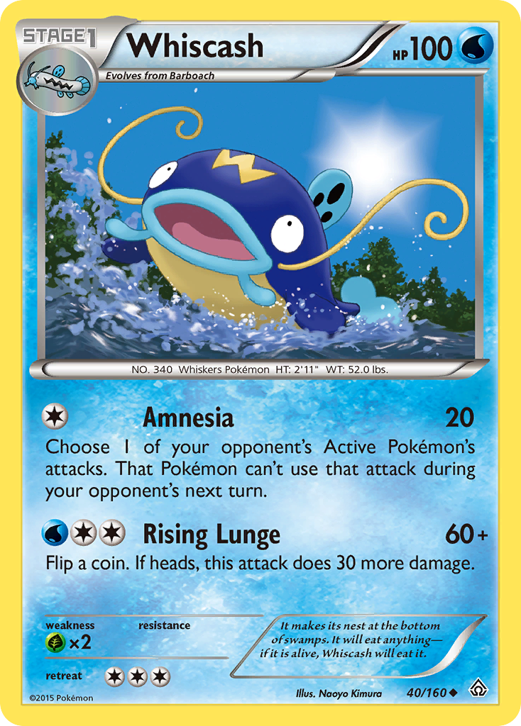 Whiscash (40/160) [XY: Primal Clash] | Exor Games Dartmouth