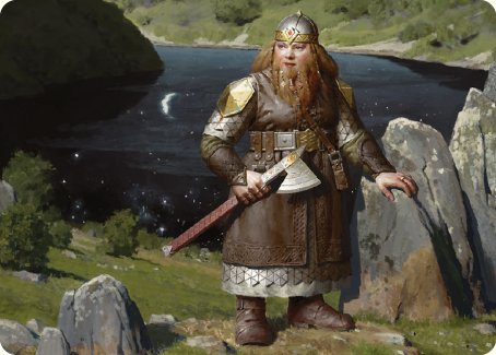 Mirrormere Guardian Art Card [The Lord of the Rings: Tales of Middle-earth Art Series] | Exor Games Dartmouth