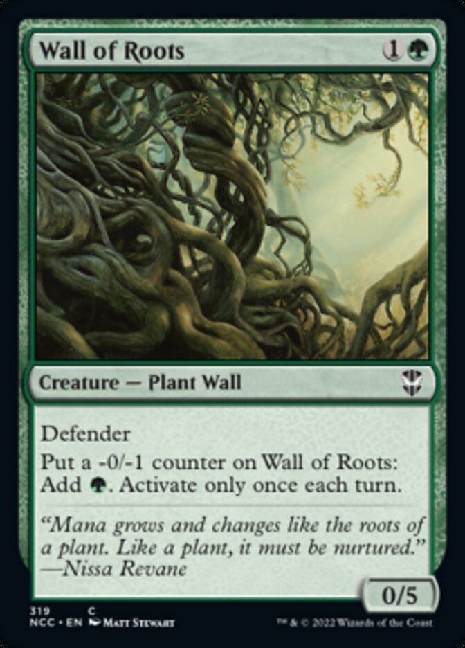 Wall of Roots [Streets of New Capenna Commander] | Exor Games Dartmouth