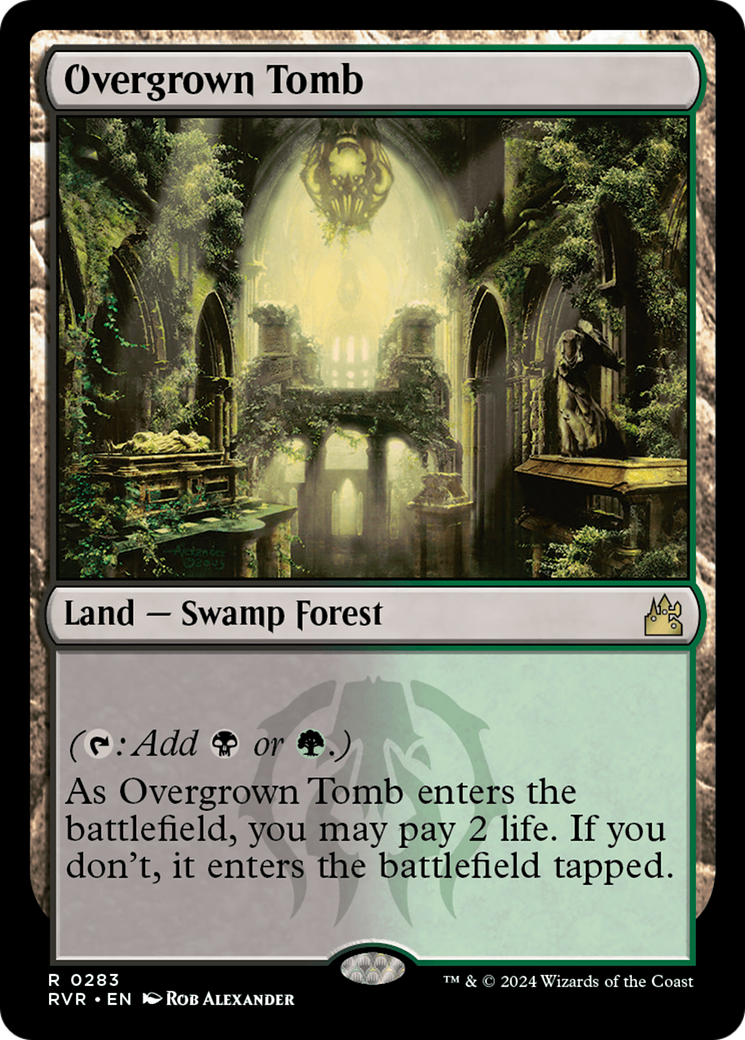 Overgrown Tomb [Ravnica Remastered] | Exor Games Dartmouth