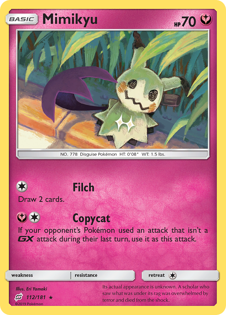 Mimikyu (112/181) [Sun & Moon: Team Up] | Exor Games Dartmouth