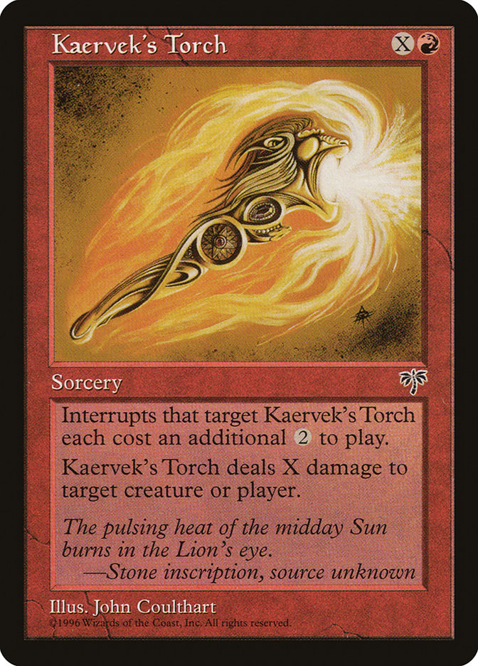 Kaervek's Torch [Mirage] | Exor Games Dartmouth