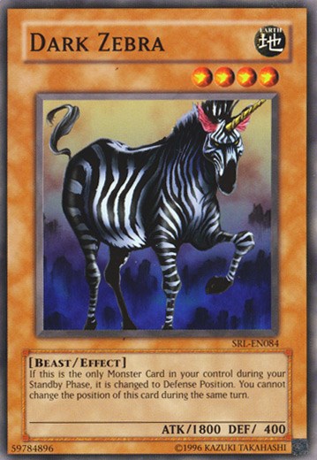 Dark Zebra [SRL-EN084] Common | Exor Games Dartmouth