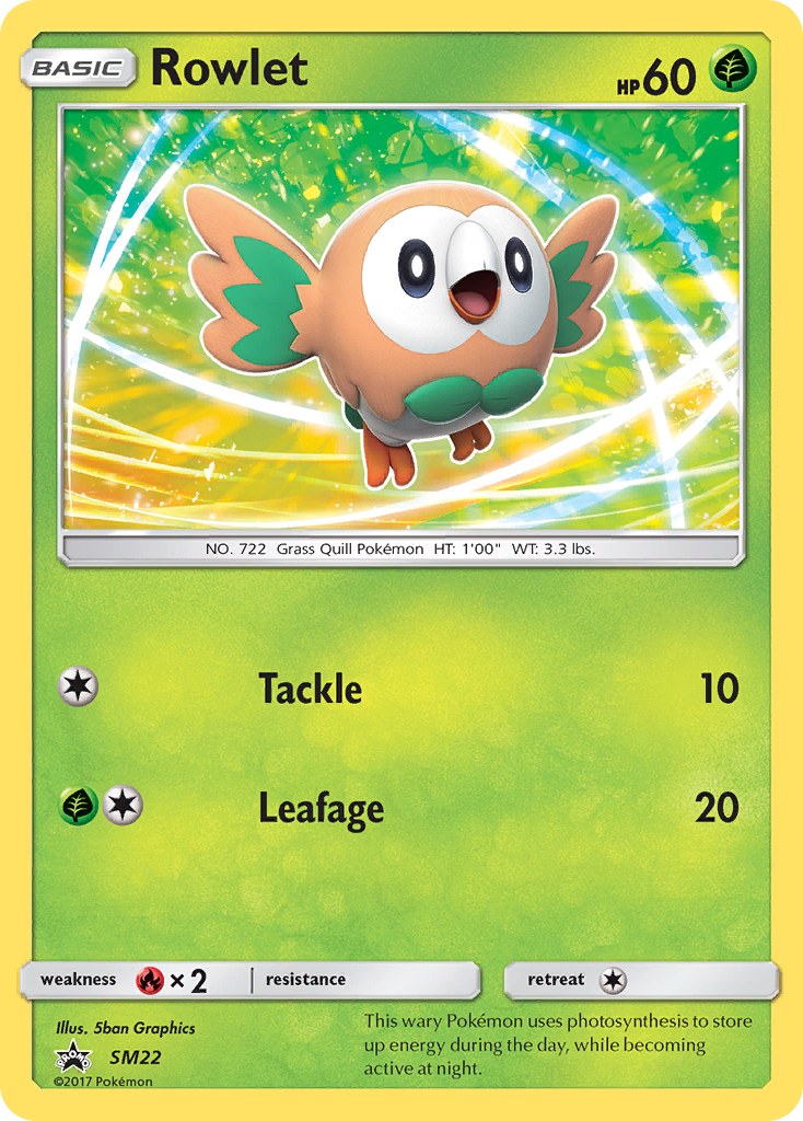 Rowlet (SM22) [Sun & Moon: Black Star Promos] | Exor Games Dartmouth