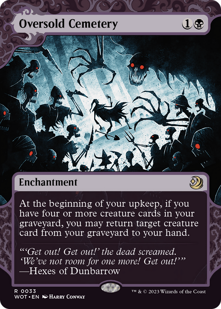Oversold Cemetery [Wilds of Eldraine: Enchanting Tales] | Exor Games Dartmouth