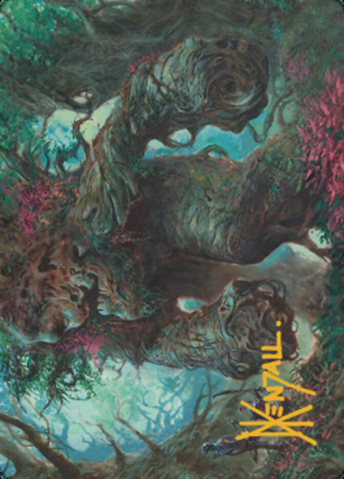 Magnigoth Sentry Art Card (Gold-Stamped Signature) [Dominaria United Art Series] | Exor Games Dartmouth