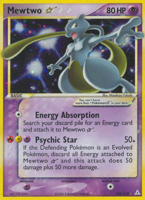 Mewtwo Star (103/110) [EX: Holon Phantoms] | Exor Games Dartmouth