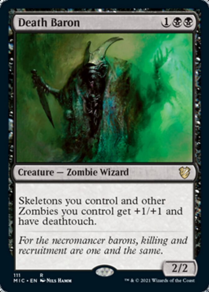 Death Baron [Innistrad: Midnight Hunt Commander] | Exor Games Dartmouth