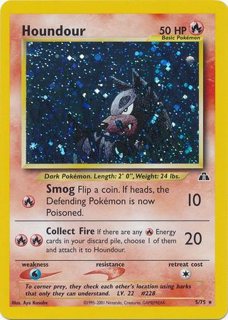 Houndour (5/75) [Neo Discovery Unlimited] | Exor Games Dartmouth