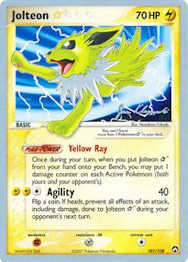 Jolteon Star (101/108) (Psychic Lock - Jason Klaczynski) [World Championships 2008] | Exor Games Dartmouth