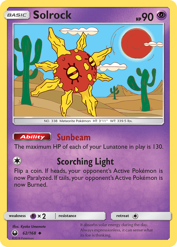 Solrock (62/168) [Sun & Moon: Celestial Storm] | Exor Games Dartmouth