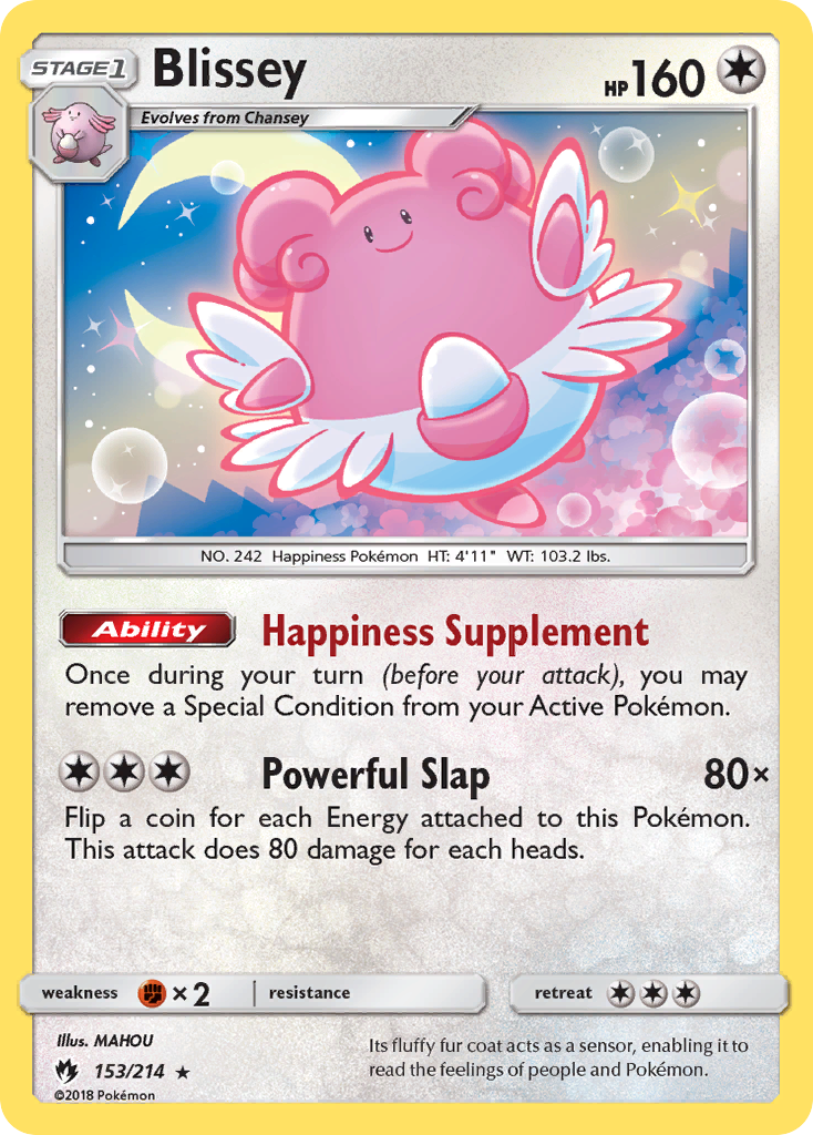 Blissey (153/214) [Sun & Moon: Lost Thunder] | Exor Games Dartmouth