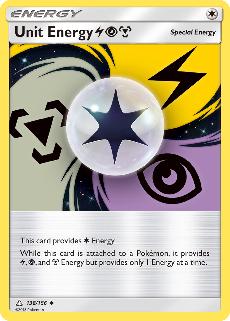 Unit Energy (138/156) (Lightning, Psychic, Metal) [Sun & Moon: Ultra Prism] | Exor Games Dartmouth