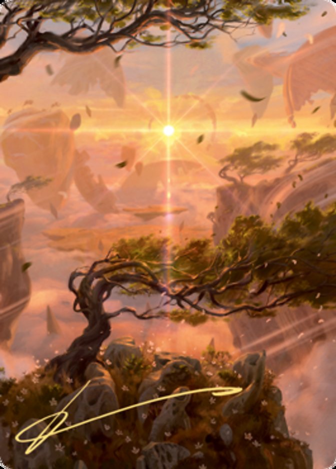 Windswept Heath Art Card (Gold-Stamped Signature) [Zendikar Rising Art Series] | Exor Games Dartmouth