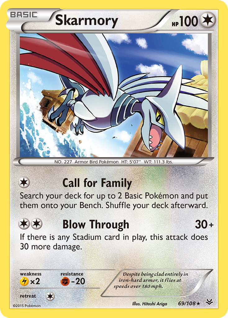 Skarmory (69/108) [XY: Roaring Skies] | Exor Games Dartmouth