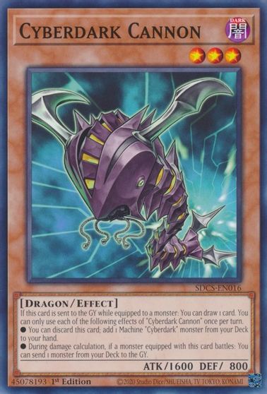 Cyberdark Cannon [SDCS-EN016] Common | Exor Games Dartmouth