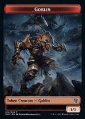 Soldier // Goblin Double-sided Token [Dominaria United Tokens] | Exor Games Dartmouth