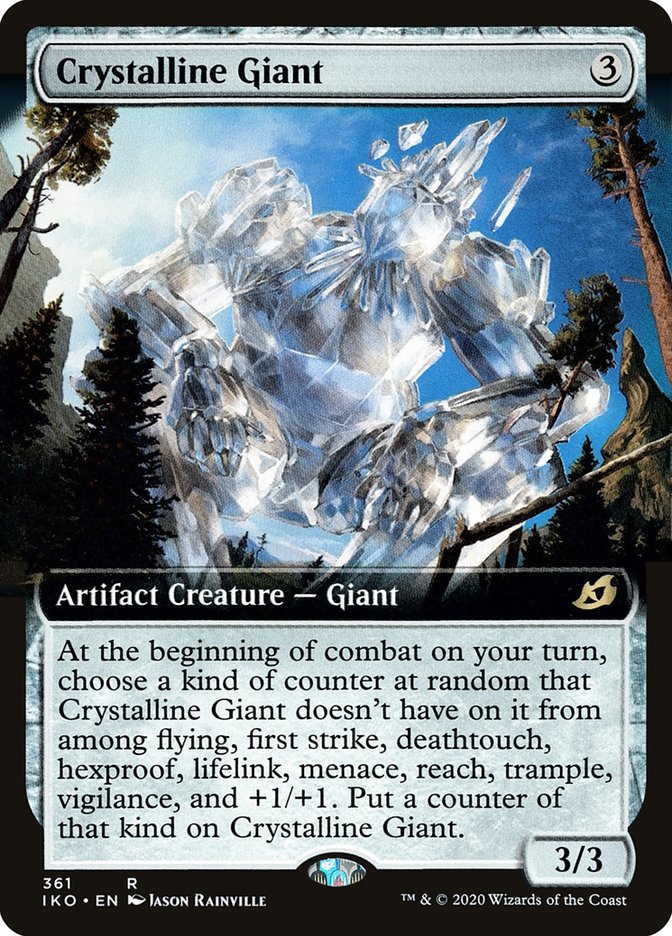 Crystalline Giant (Extended Art) [Ikoria: Lair of Behemoths] | Exor Games Dartmouth