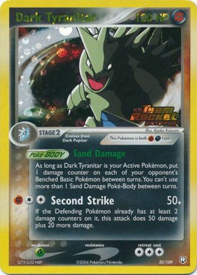 Dark Tyranitar (20/109) (Stamped) [EX: Team Rocket Returns] | Exor Games Dartmouth