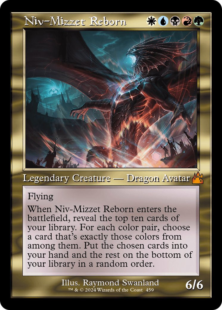 Niv-Mizzet Reborn (Retro Frame) [Ravnica Remastered] | Exor Games Dartmouth