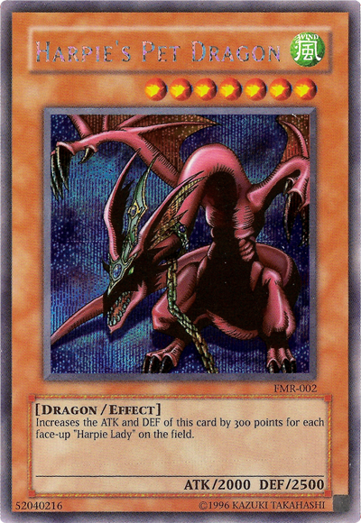 Harpie's Pet Dragon (Forbidden Memories) [FMR-002] Prismatic Secret Rare | Exor Games Dartmouth