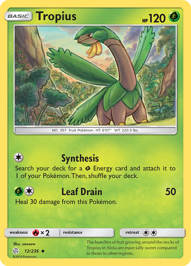 Tropius (12/236) [Sun & Moon: Cosmic Eclipse] | Exor Games Dartmouth