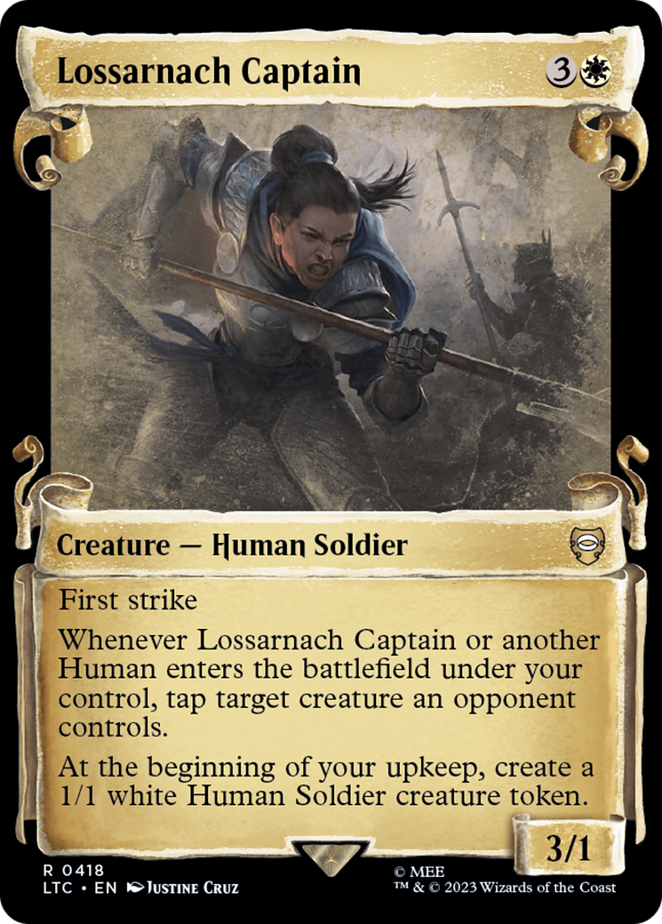 Lossarnach Captain [The Lord of the Rings: Tales of Middle-Earth Commander Showcase Scrolls] | Exor Games Dartmouth