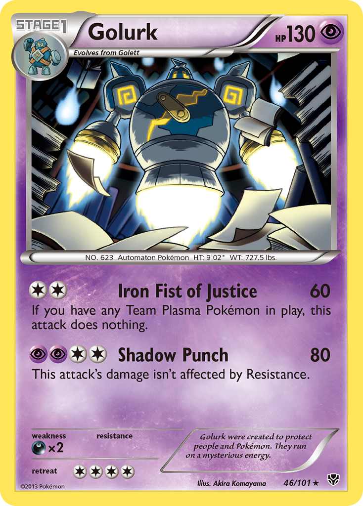 Golurk (46/101) [Black & White: Plasma Blast] | Exor Games Dartmouth
