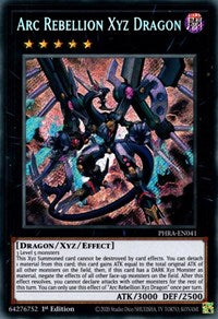 Arc Rebellion Xyz Dragon [PHRA-EN041] Secret Rare | Exor Games Dartmouth