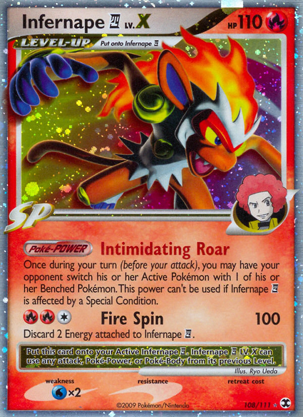 Infernape LV.X (108/111) [Platinum: Rising Rivals] | Exor Games Dartmouth