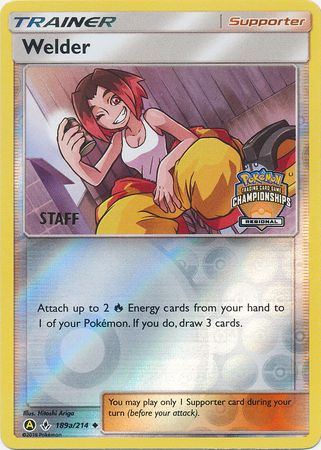 Welder (189a/214) (Regional Championship Promo Staff) [Sun & Moon: Unbroken Bonds] | Exor Games Dartmouth