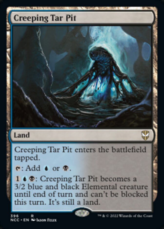 Creeping Tar Pit [Streets of New Capenna Commander] | Exor Games Dartmouth