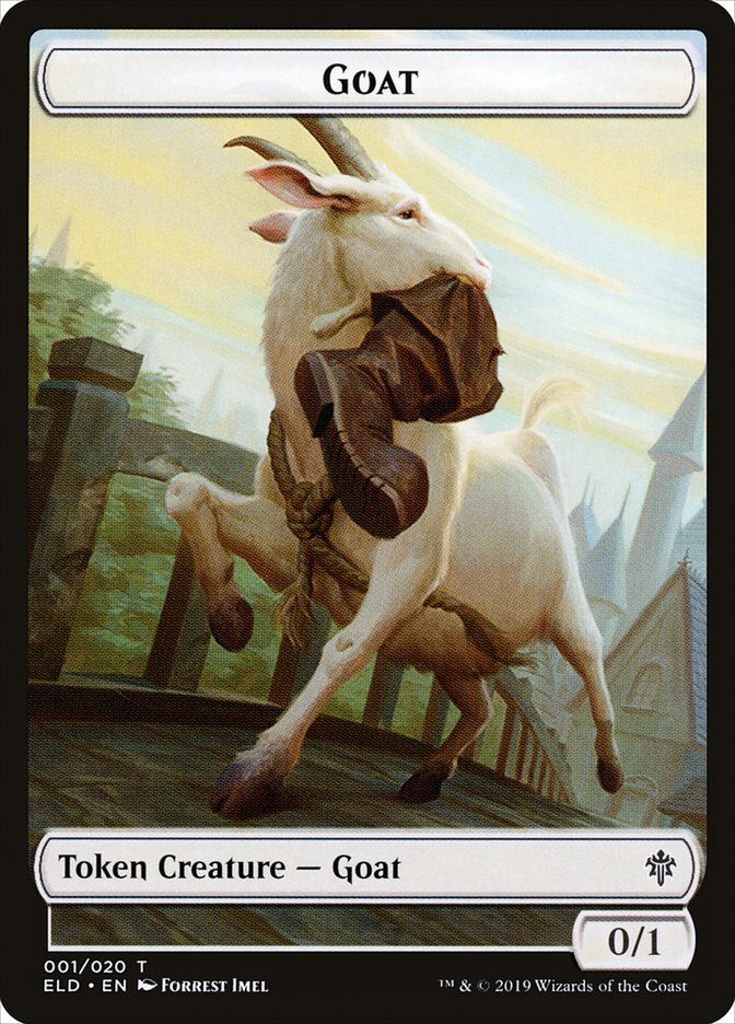 Goat [Throne of Eldraine Tokens] | Exor Games Dartmouth