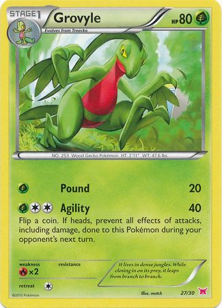 Grovyle (27/30) [XY: Trainer Kit 2 - Latias] | Exor Games Dartmouth