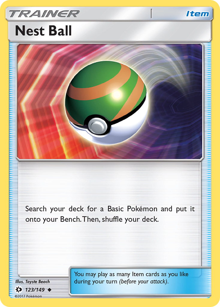 Nest Ball (123/149) [Sun & Moon: Base Set] | Exor Games Dartmouth