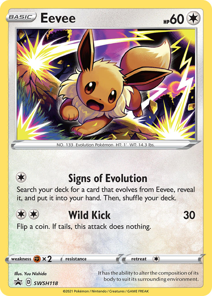 Eevee (SWSH118) [Sword & Shield: Black Star Promos] | Exor Games Dartmouth