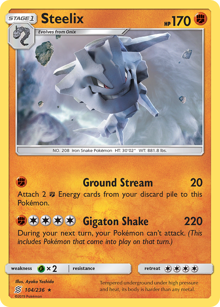Steelix (104/236) [Sun & Moon: Unified Minds] | Exor Games Dartmouth