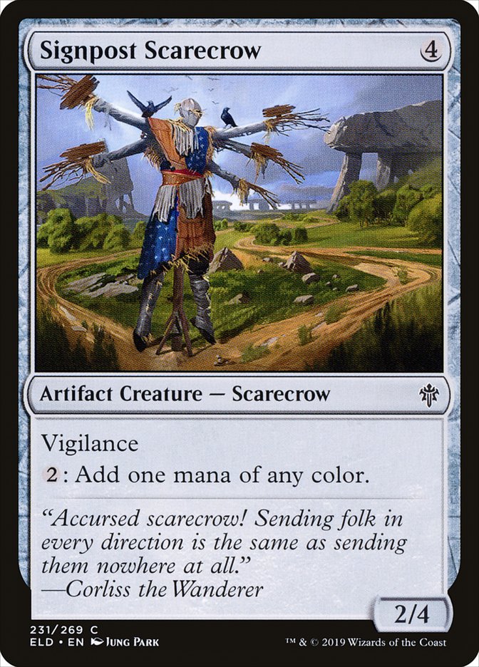 Signpost Scarecrow [Throne of Eldraine] | Exor Games Dartmouth