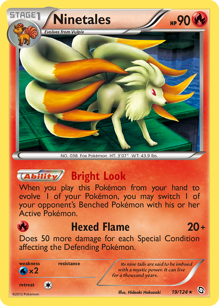 Ninetales (19/124) [Black & White: Dragons Exalted] | Exor Games Dartmouth