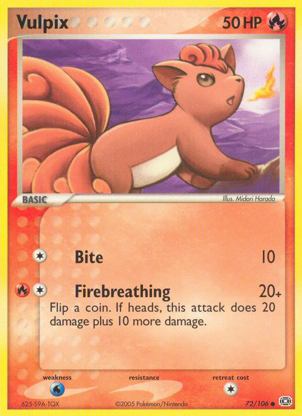 Vulpix (72/106) [EX: Emerald] | Exor Games Dartmouth