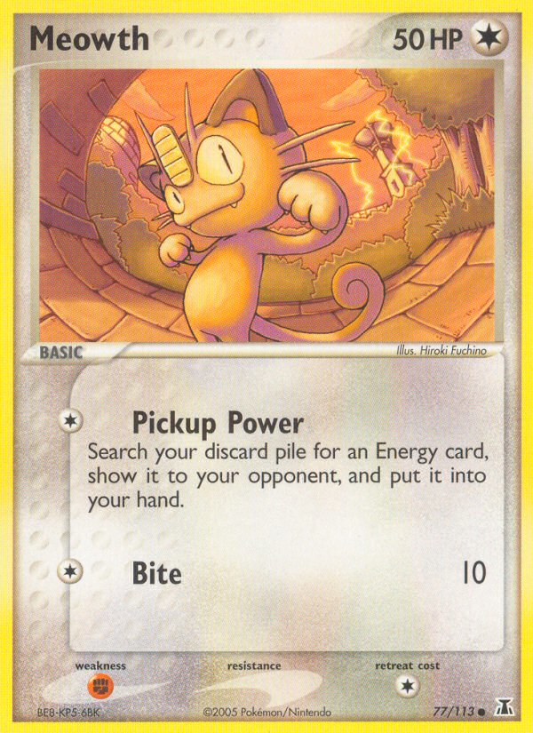 Meowth (77/113) [EX: Delta Species] | Exor Games Dartmouth