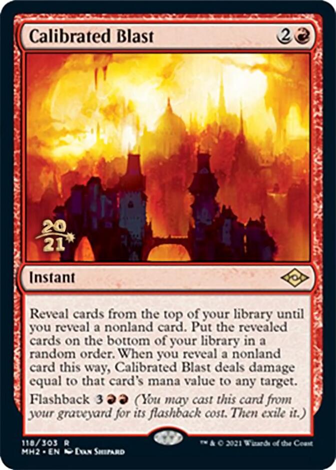 Calibrated Blast [Modern Horizons 2 Prerelease Promos] | Exor Games Dartmouth