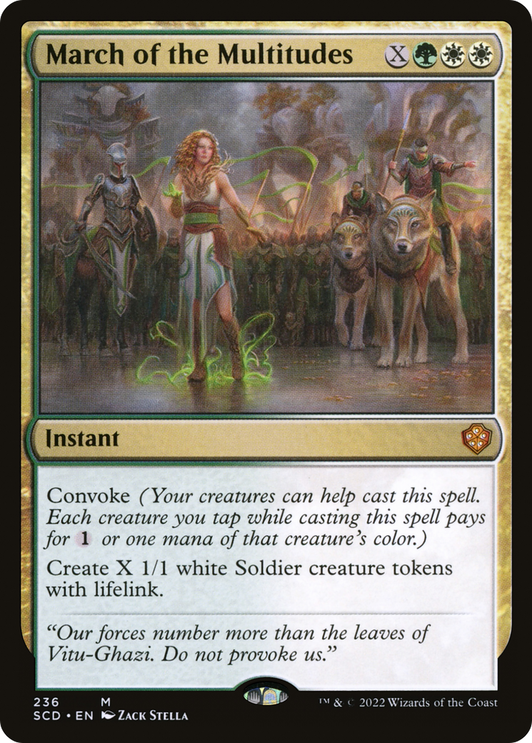 March of the Multitudes [Starter Commander Decks] | Exor Games Dartmouth