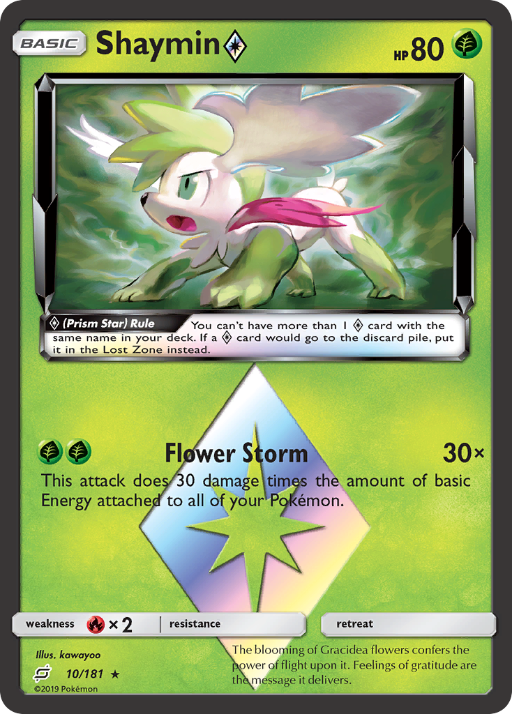 Shaymin (10/181) (Prism Star) [Sun & Moon: Team Up] | Exor Games Dartmouth