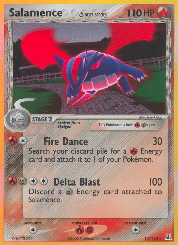 Salamence (14/113) (Delta Species) [EX: Delta Species] | Exor Games Dartmouth