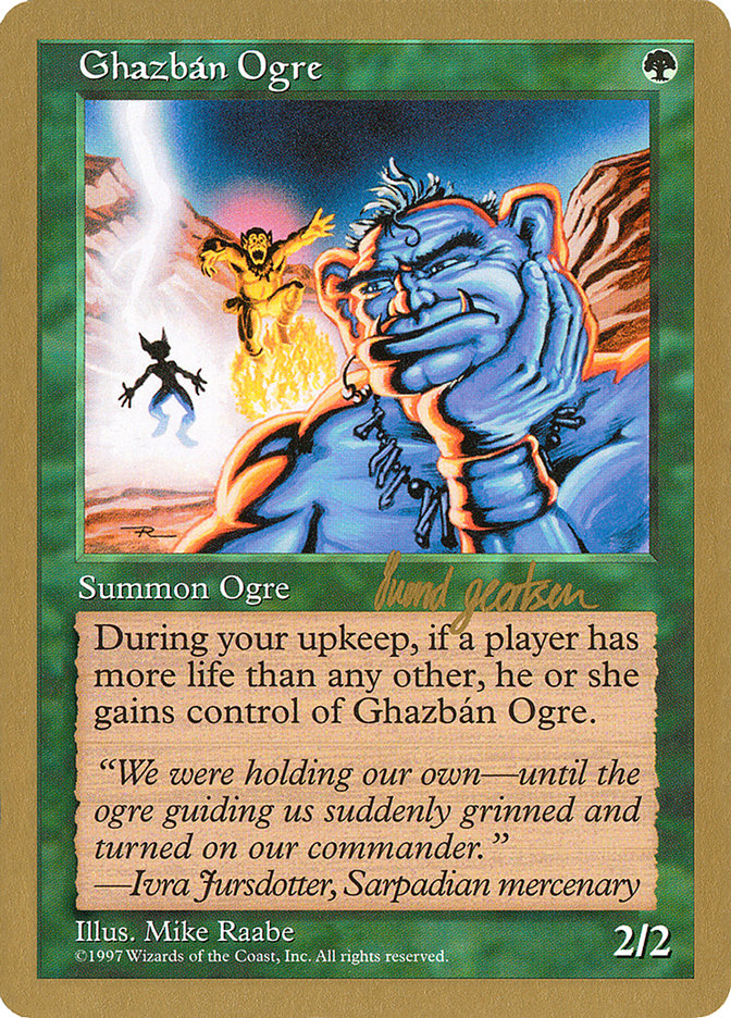 Ghazbán Ogre (Svend Geertsen) [World Championship Decks 1997] | Exor Games Dartmouth