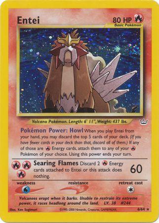 Entei (6/64) [Neo Revelation Unlimited] | Exor Games Dartmouth